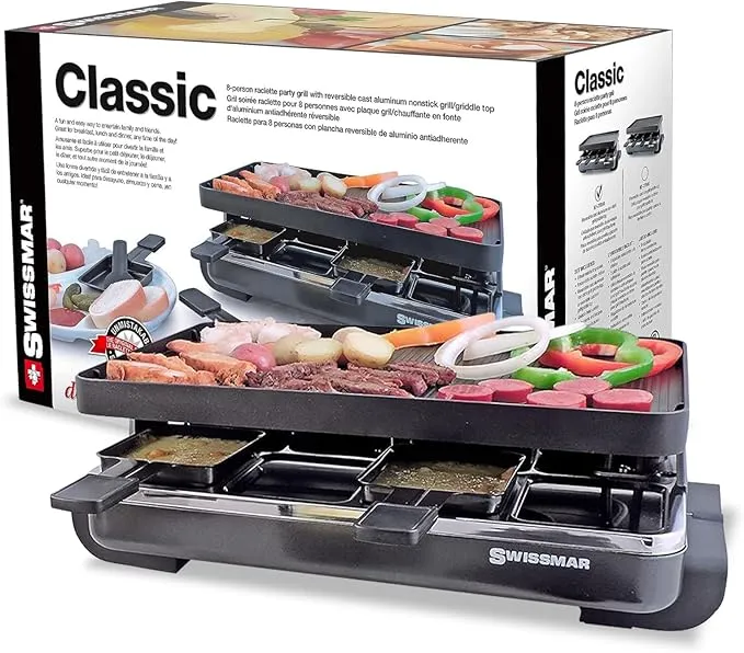 Classic 8-Person Raclette Party Grill KF-77041