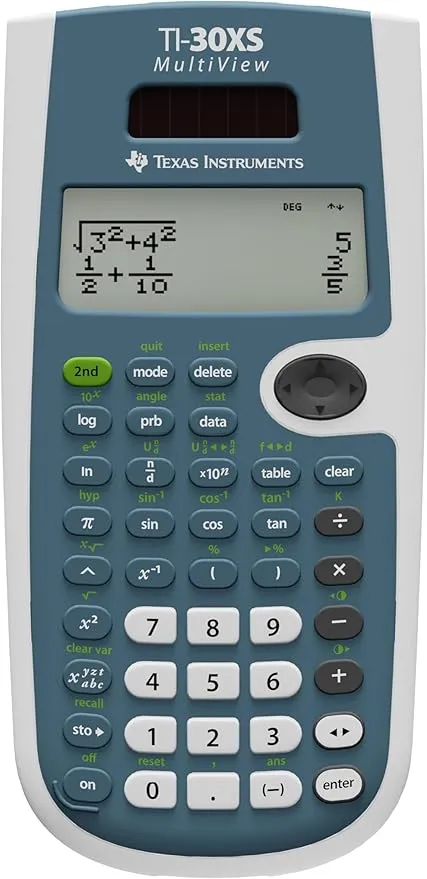 TI-30XS MultiView Scientific Calculator