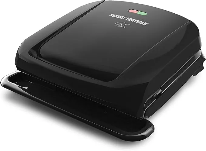 4-Serving Removable Plate Electric Grill and Panini Press GRP1060B