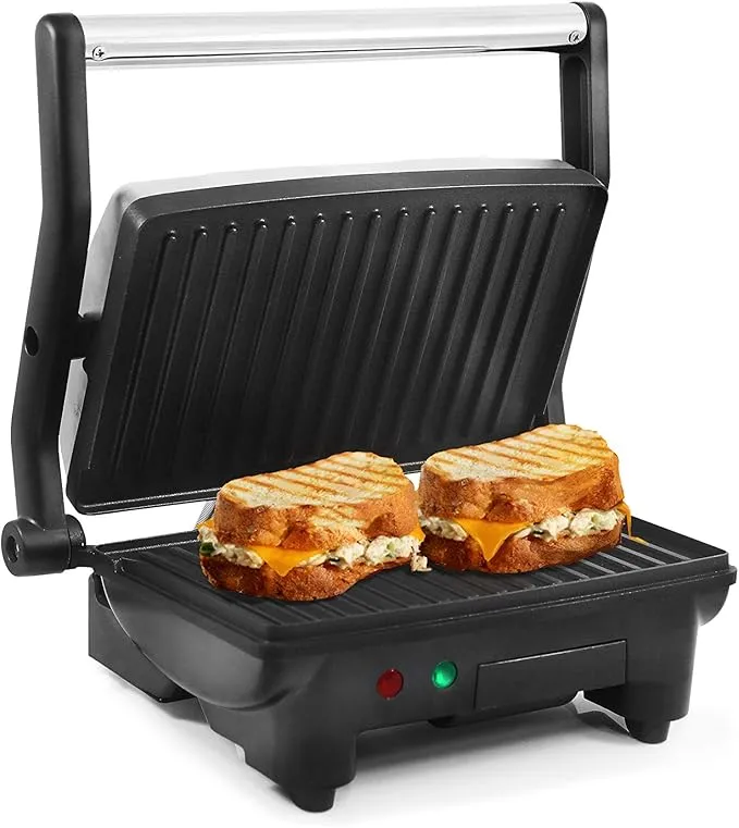 Elite Gourmet EPN-2976 2-in-1 Nonstick Panini Press & Indoor Grill
