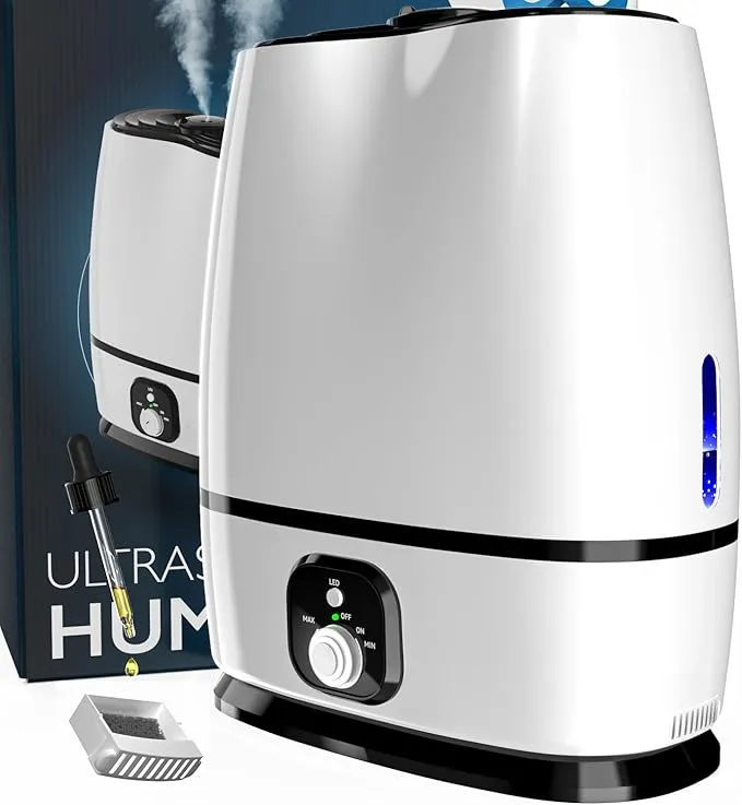 Cool Mist Humidifiers for Bedroom 6L