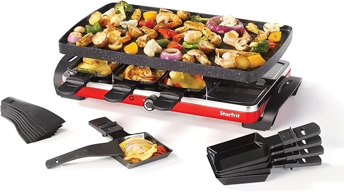 The Rock Electric Raclette - 8 Person Party Grill