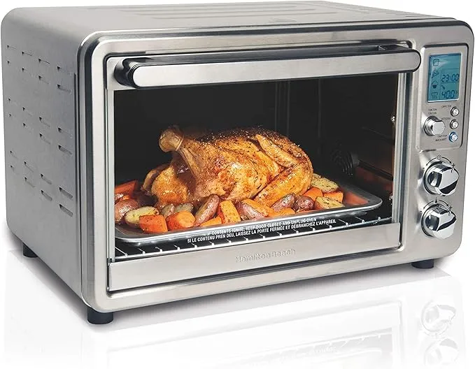 31190C Digital Display Countertop Convection Toaster Oven with Rotisserie