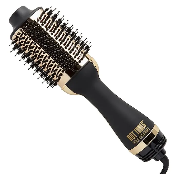 24K Gold Blow Dryer Brush HT1076
