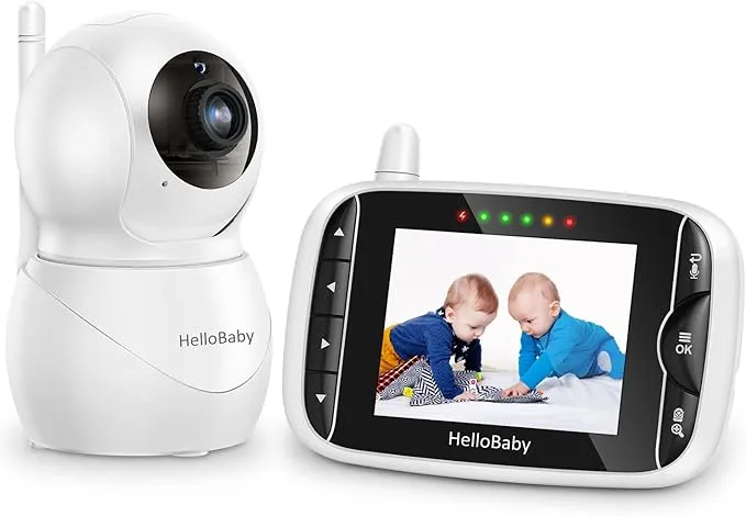 HelloBaby Monitor with Camera and Audio HB66pro