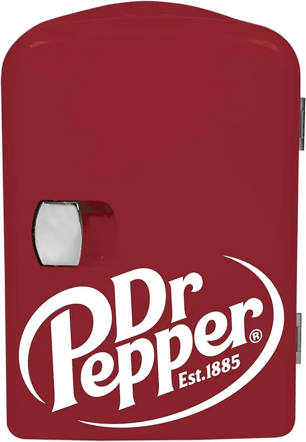 MIS135DRP DR. Pepper Mini Portable Compact Personal Fridge Cooler