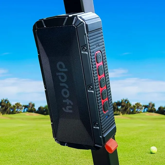 Pro Portable Magnetic Bluetooth Golf Speaker Wireless Waterproof IPX6/Shockproof 3rd Generation Magnetic Golf Speakers for Golf Cart