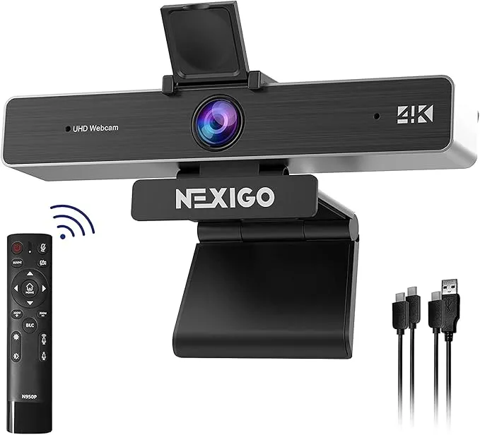 Zoom Certified, N950P 4K Zoomable Webcam