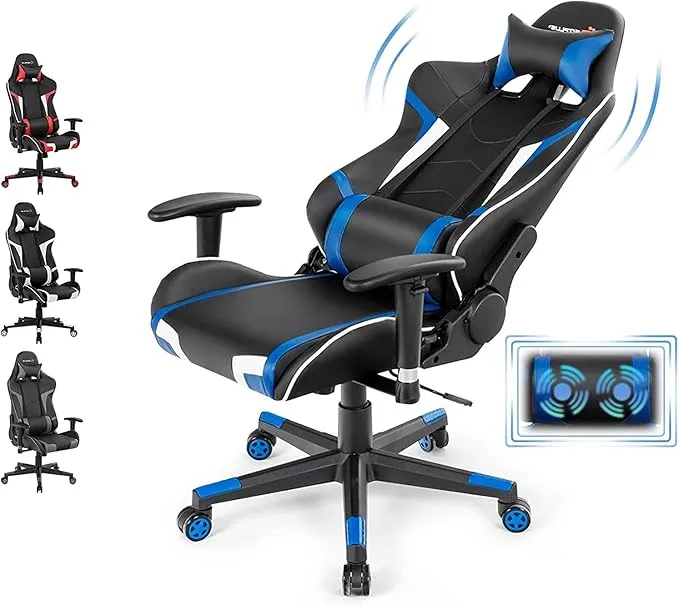 Massage Gaming Chair HW66185BL