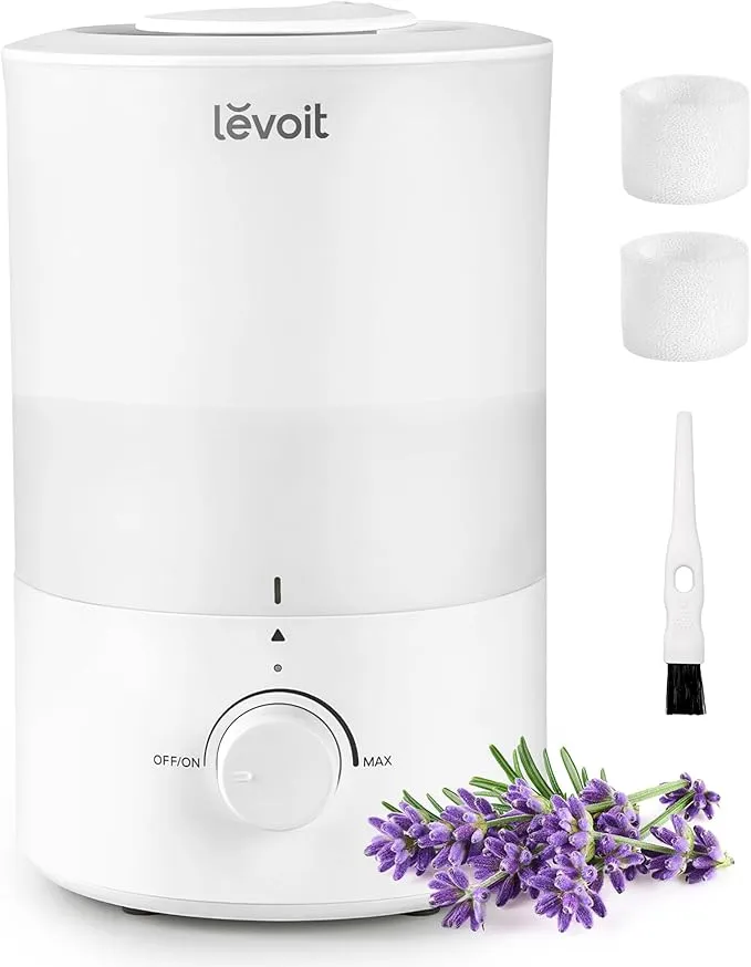 Humidifiers for Bedroom, Quiet (3L Water Tank) Dual 150