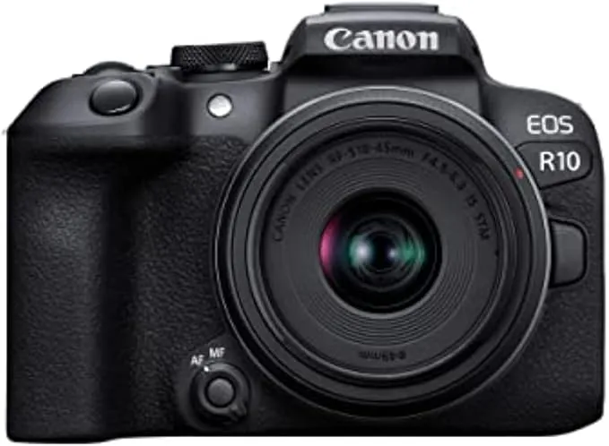 EOS R10 Mirrorless Camera RF-S18-45mm F4.5-6.3 IS STM Lens Kit