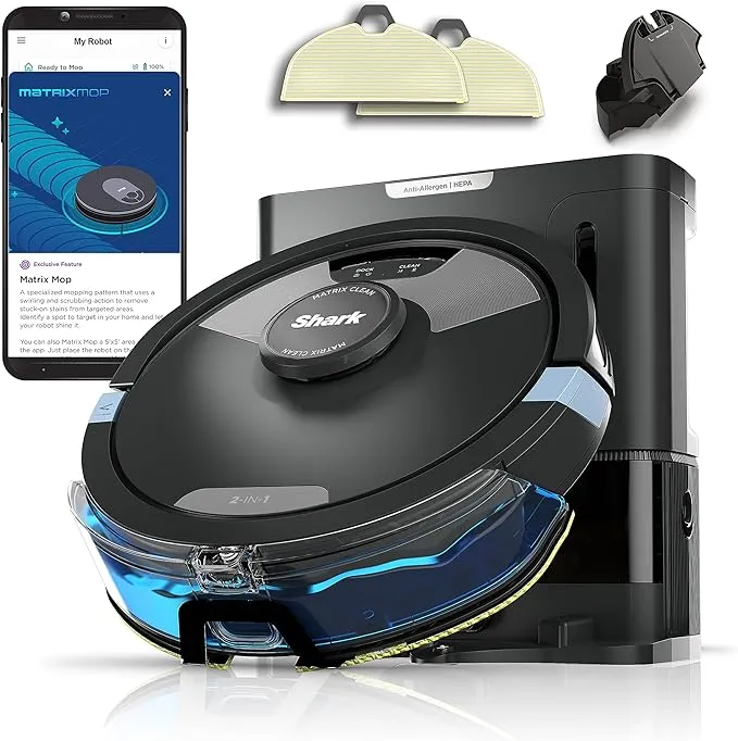 Shark Matrix Plus 2in1 Robot Vacuum & Mop RV2610WA