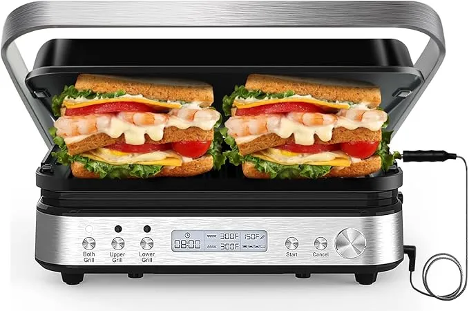 5-in-1 Panini Press Sandwich Maker