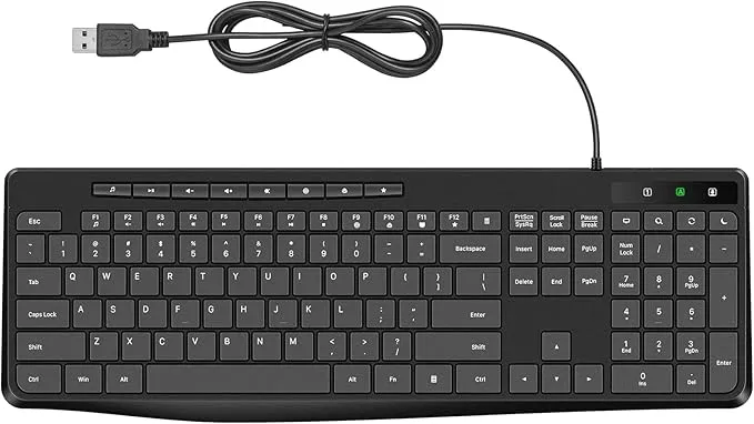Quiet Wired Keyboard