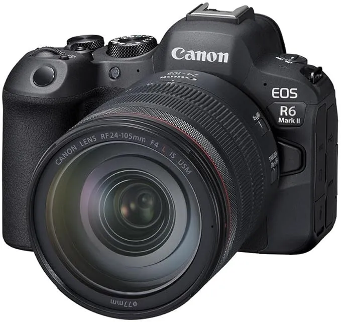 EOS R6 Mark II Mirrorless Camera RF24-105mm F4 L USM Lens Kit
