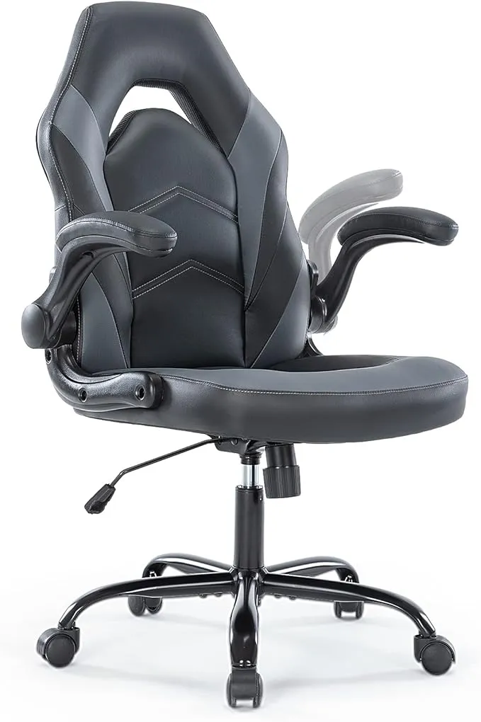 Ergonomic Gaming Executive Desk Chairs C-3895-GY