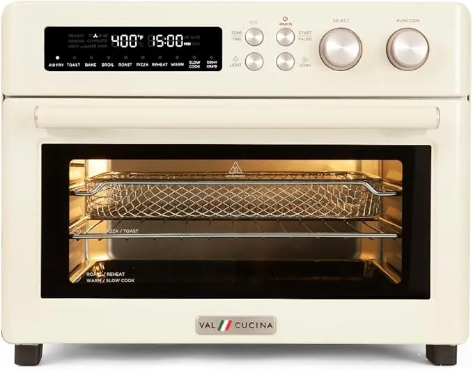 Retro Style Infrared Heating Air Fryer Toaster Oven TA25-GC1