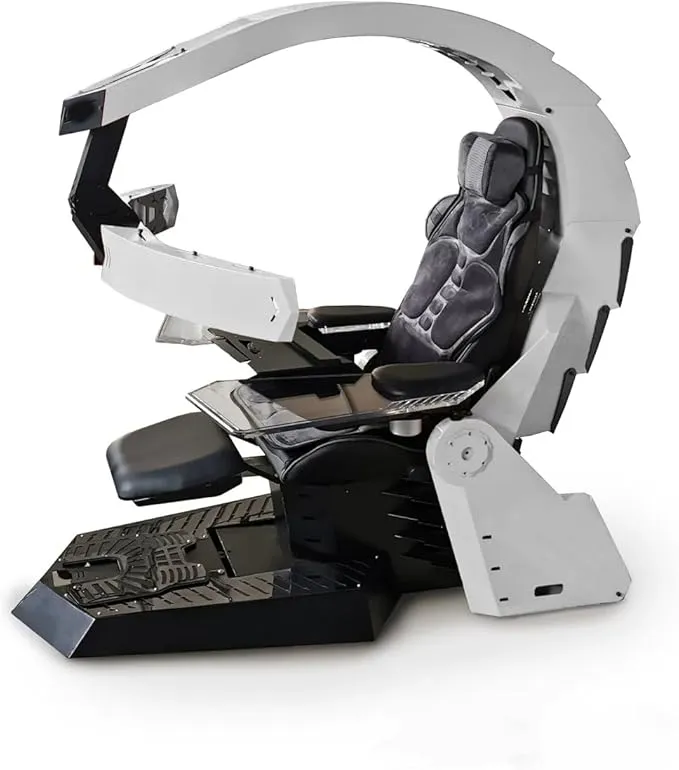 Office Chair Comfortable Video Gaming Chair Gaming Computer Cockpit Luxurious Gaming Chair Game Cockpit Boss Chair Game Chair Ergonomic Zero Gravity Computer Cockpit Workstation qilin