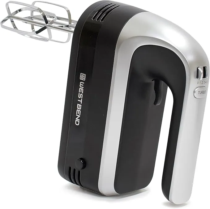 Hand Mixer Plus with Immersion Blender Attachment