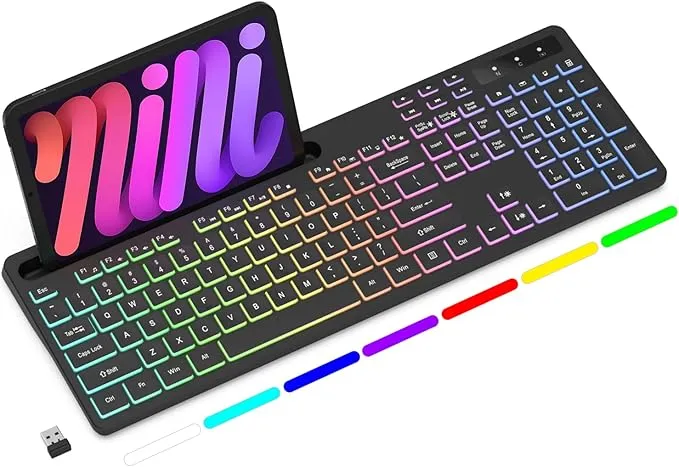 WK713 WIRELESS KEYBOARD WITH BACKLIT