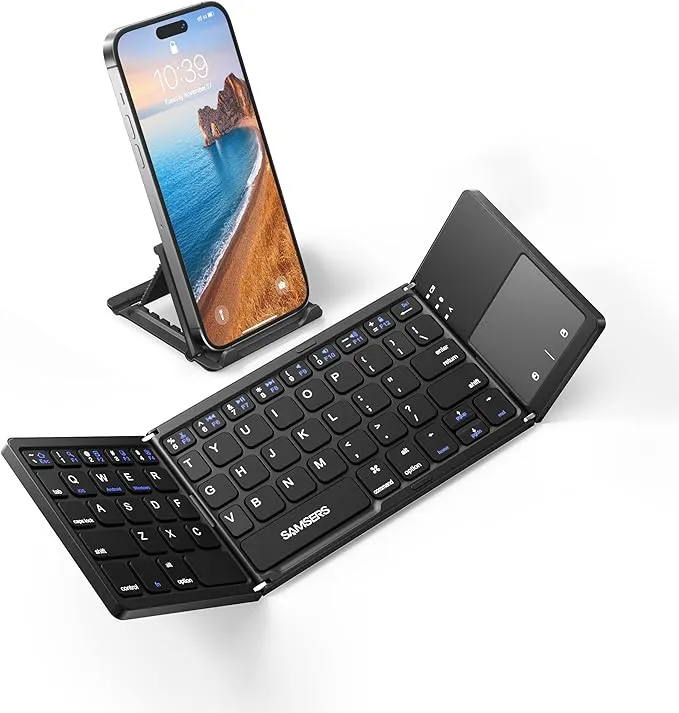 Foldable Bluetooth Keyboard with Touchpad KT03