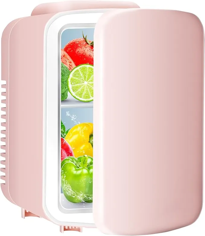 4L Mini Fridge, 6 Can Portable