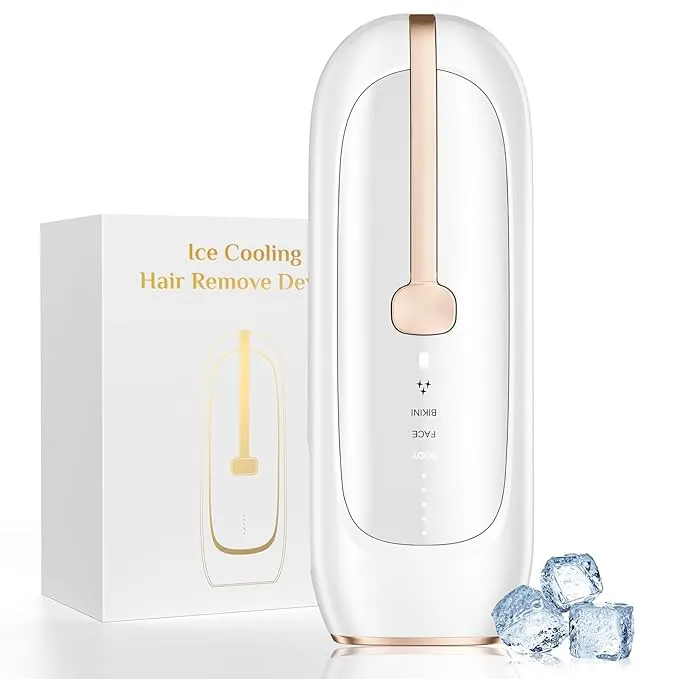 Glow 6 Sapphire Ice Cooling IPL Laser Hair Removal Device