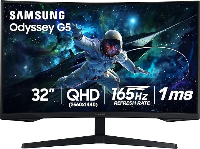 32" Odyssey G55C Series QHD Gaming Monitor LS32CG550ENXZA