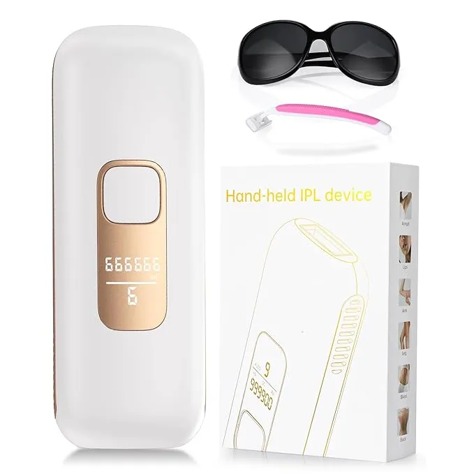 Laser Hair Removal, 3-in-1 Upgraded 999,900 Flashes IPL Permanent Hair Removal Device