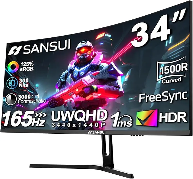 34-Inch Curved Gaming Monitor UWQHD ES-G34C5
