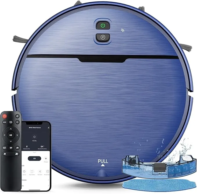 2 in 1 Mopping and Vacuuming Robot BR151-Geometric