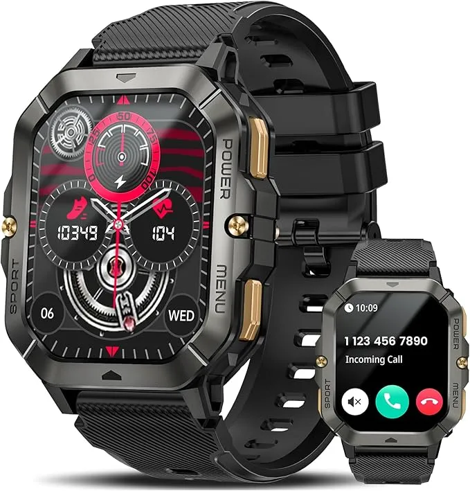 Military Smart Watches for Men 43mt