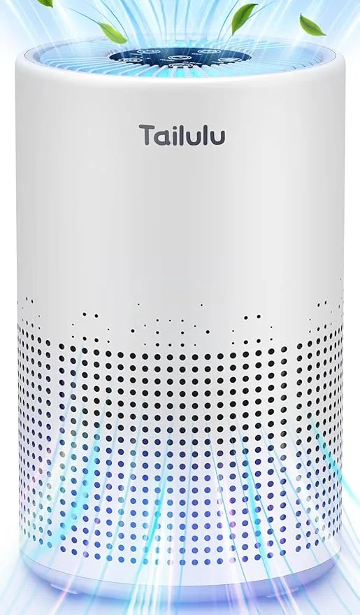 Air Purifiers for Bedroom Home Pets 1200 Ft², Tailulu H13 True HEPA Air Filter Portable Air Purifier AP050