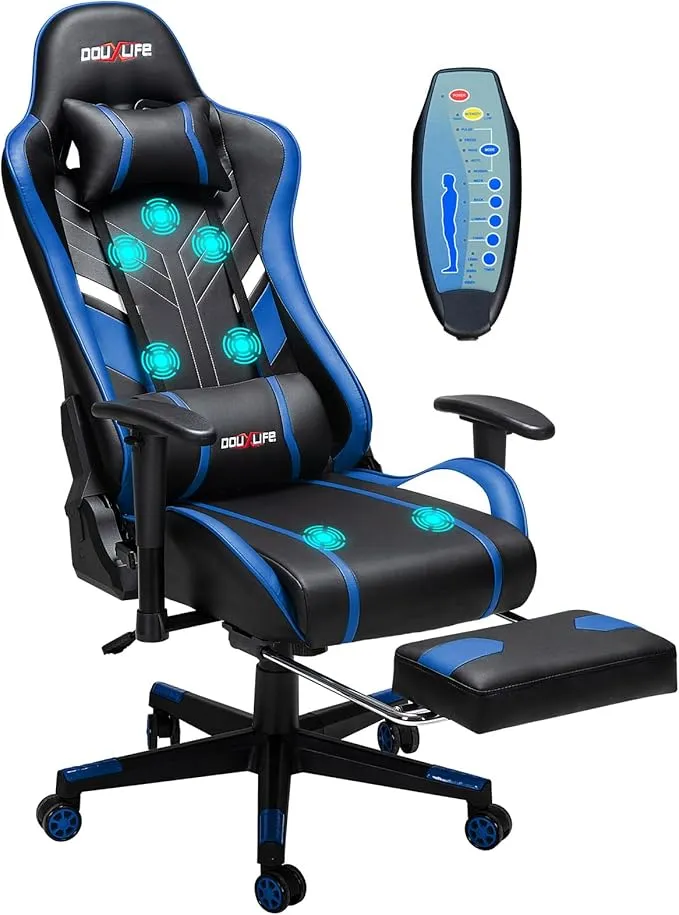 7-Point Massage Gaming Chair GC-RC03