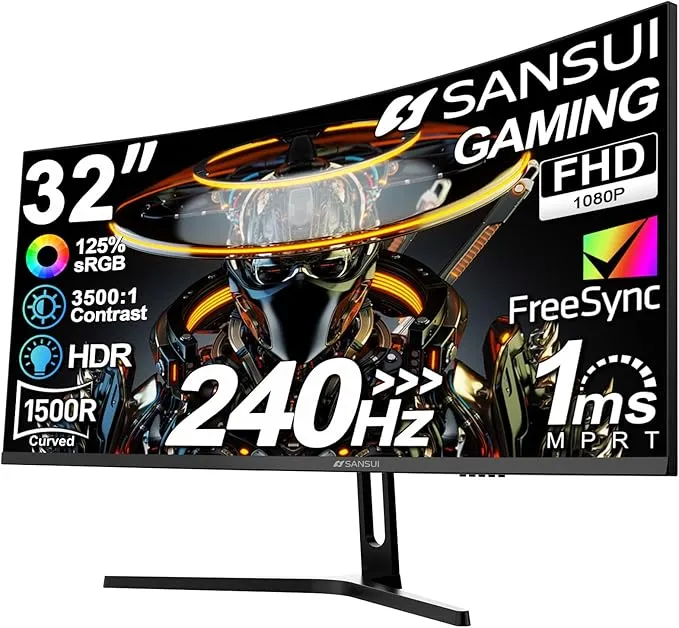32 Inch Curved 240Hz Gaming Monitor ES-G32C3F