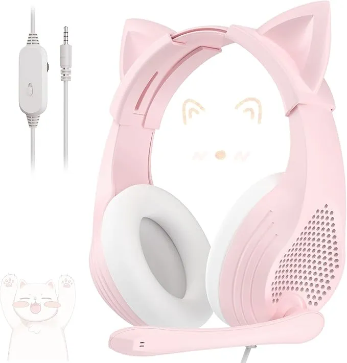 Pink Gaming Headset Anivia-a9nx-pink