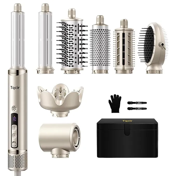 8-in-1 Professional Hot Air Styler&Hair Dryer Brush
