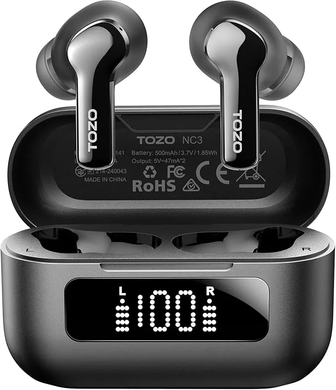 Hybrid Active Noise Cancelling Wireless Earbuds NC3