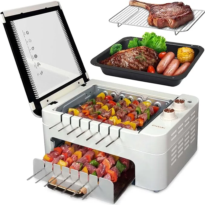 Indoor BBQ Kabob Skewers Grill