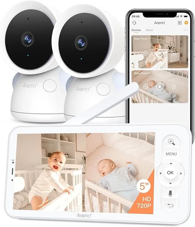Baby Monitor with 2 Cameras D3 Set