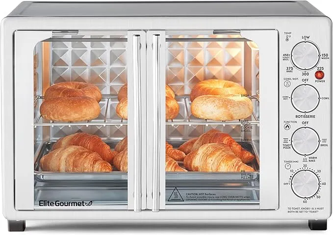 ETO4524 45L Countertop Convection Toaster Oven, French Doors