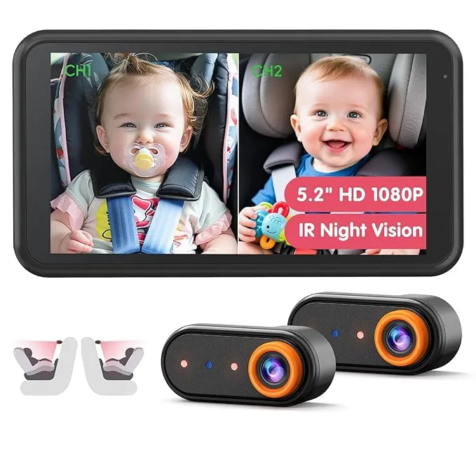 BM2 PRO Dual Baby Car Camera