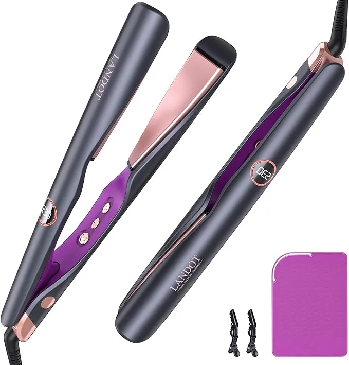 2-in-1 Hair Straightener and Curler HS168