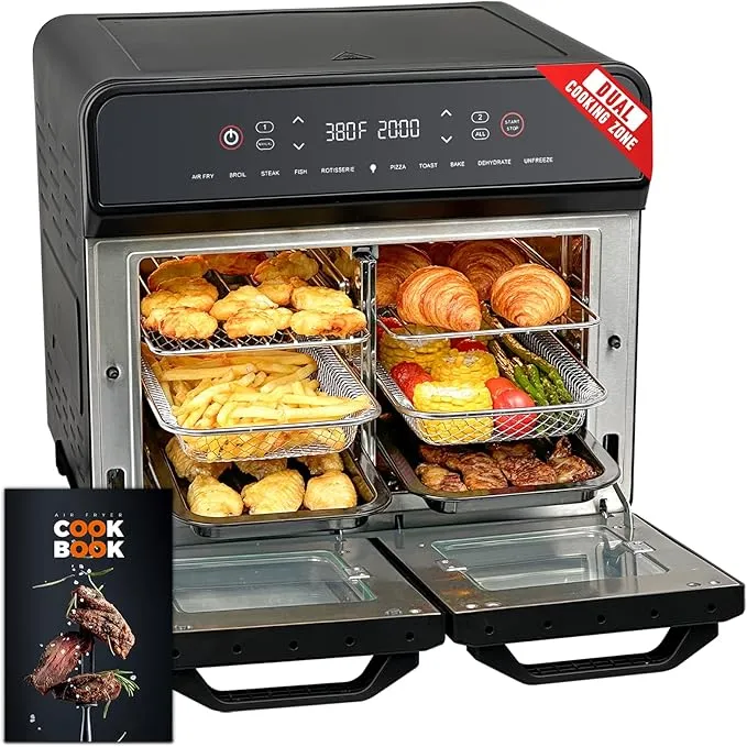 24Qt Dual Zone Air Fryer Oven KOC-AFO-02D