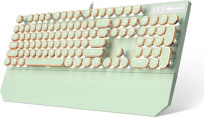 Typewriter Style Mechanical Gaming Keyboard