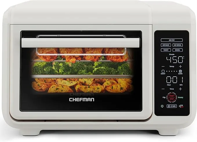 Chefman Air Fryer Toaster Oven Combo RJ50-15T-CHALK