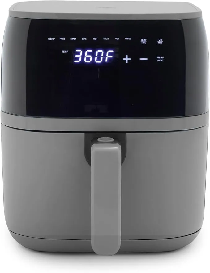 Compact Electric Air Fryer Oven, 5.3 QT, PFAS-Free Ceramic Nonstick Drawer