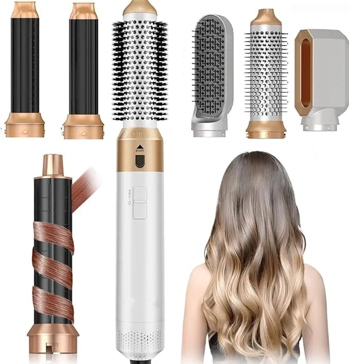 Hair Dryer Brush, 5 in 1 Multi Hair Styler,110,000 RPM High-Speed Negative Ionic Hair Dryer