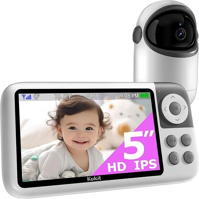5'' Video Baby Monitor with Camera and Audio KK50