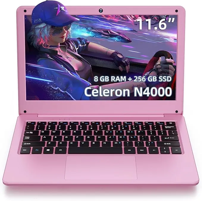 Pink mini Laptop N4000